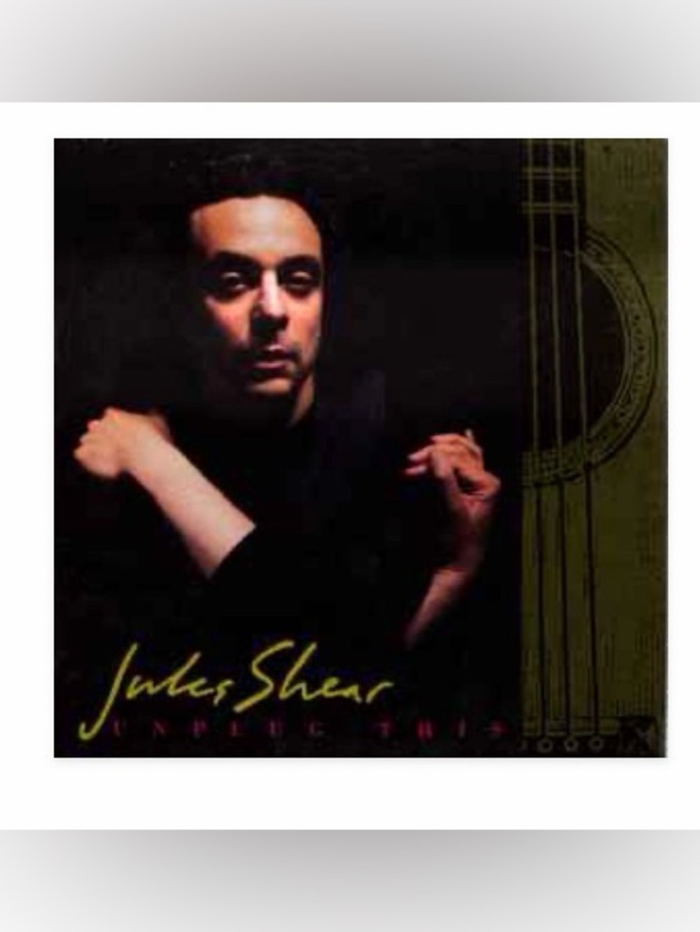Jules Shear - “Unplug This” rare promotional copy